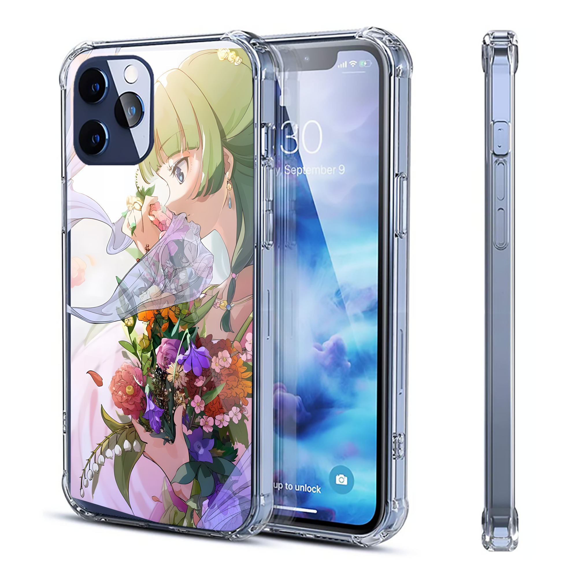 （画像用） 薬屋のひとりごと The Apothecary Diaries 【iPhone 12シリーズ対応】透明スマホケース（クリアソフトケース）
